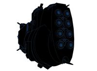 combat spaceship | 3D