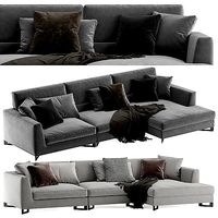 Frigerio Salotti Davis Free L sofa