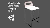 Lowpoly Stool model