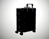 Gucci Globe-Trotter GG canvas luggage suitcase Black