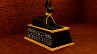 Anubis dog form figurine