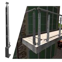 Steel Post 3D Model