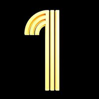 Metal line countdown anniversary number 1