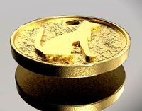 pendant Egyptian mau | 3D