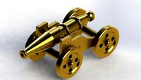Mini Cannon 3D Model