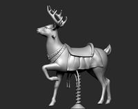 Deer Ride - Carousel - Merry go around | 3D