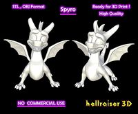 Spyro - 3D Printable Model | 3D