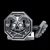 skull cufflinks | 3D