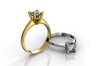 M1199004 Engagement ring | 3D