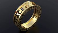Versace Ring | 3D