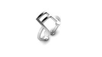 Minimalistic simple musical note ring | 3D