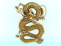 Dragon for jewelry - Dragon for ring - Dragon for pendant | 3D