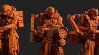 Infantry Kolass Chaingun Squad 3D Model Print | 3D