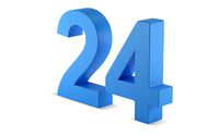 24 hours - a day - twenty four time