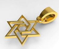 Jewish star | 3D