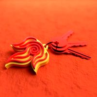 ATLA Fire Nation Keychain | 3D
