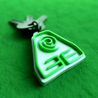 ATLA Earth Kingdom Keychain | 3D
