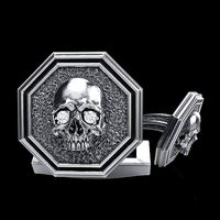 skull cufflinks | 3D