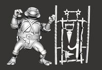 DONATELLO VINTAGE TEENAGE MUTANT NINJA TURTLES ACTION FIGURE | 3D