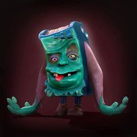 Horror from The Pagemaster Character Sculpt 3D Print Model | 3D