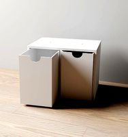 017L LA Unit Large 2 Drawer Vertical | 3D