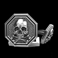 skull cufflinks | 3D