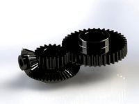 Meshing Gears - Gear Mechanism