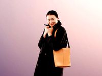 Francine 11397 - Smiling Woman In Coat