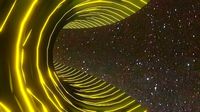 Space tunnel with graffiti  effects and 3D model included