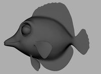 Fish lowpoly model