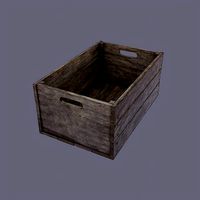 Small wood box