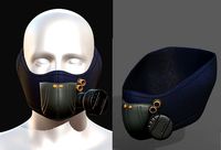 gas mask helmet scifi futuristic