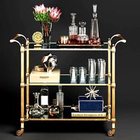 Williams Sonoma Beckett Bar Cart