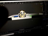 3d model for 3story house