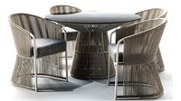 TIBIDABO Table and TIBIDABO Dining armchair