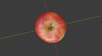 3d apple model