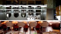 RESTAURANT BAR COUNTER FULL SCENE