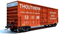 Boxcar Railroad Box Car