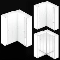 Ikea PAX corner wardrope D