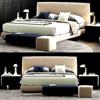 Minotti Curtis Bed