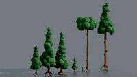 Spruce trees pack