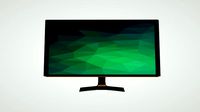 Low Poly Modern Monitor