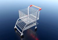 Shopping cart 3D model Feb 2021