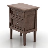 Bedside table 3D Model