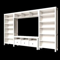 Ikea HEMNES TV Storage unit cabinets shelfs drawers tv set