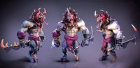 Sarbor - stylized lowpoly game ready character