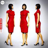 Female Character - Iva - Chinese Dress