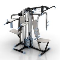 Gym 3D Model