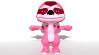 Sloth female Pink