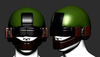 helmet high poly sculpt 3d printable